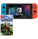 Konsola Nintendo Switch czarny + Minecraft + Kontroler Switch