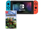 Konsola Nintendo Switch czarny + Minecraft + Kontroler Switch