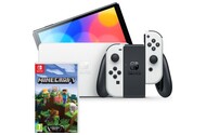 Konsola Nintendo Switch OLED biały + Minecraft