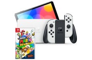 Konsola Nintendo Switch OLED biały + Super Mario 3D World