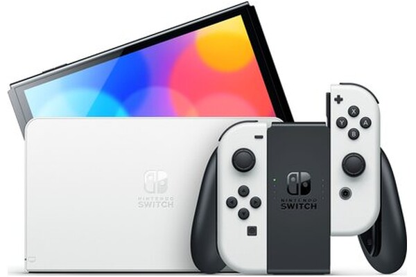 Konsola Nintendo Switch OLED biały + Super Mario 3D World