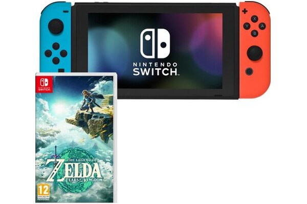 Konsola Nintendo Switch czarny + The Legend of Zelda + Kontroler Switch