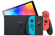 Konsola Nintendo Switch OLED niebiesko-czerwony + Minecraft
