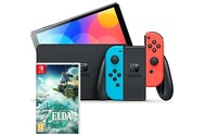 Konsola Nintendo Switch OLED niebiesko-czerwony + The Legend of Zelda