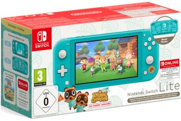 Konsola Nintendo Switch Lite niebieski + Animal Crossing New Horizons + NS Online 12 mies