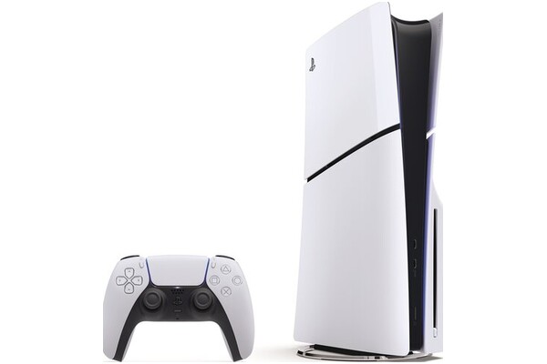 Konsola Sony PlayStation 5 Slim biało-czarny + Astro Bot Gra PS5