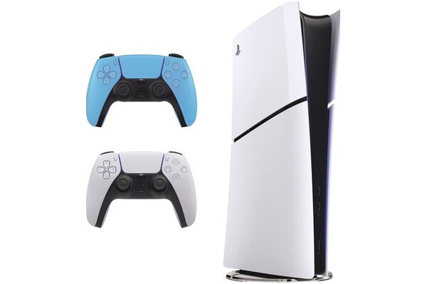 Konsola Sony PlayStation 5 Slim Digital biało-czarny + Kontroler PlayStation