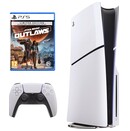 Konsola Sony PlayStation 5 Slim biało-czarny + Star Wars Outlaws - Limited Edition Gra PS5