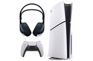 Konsola Sony PlayStation 5 Slim biało-czarny + słuchawki SONY Bezprzewodowe
