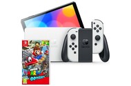 Konsola Nintendo Switch OLED biały + Super Mario Odyssey