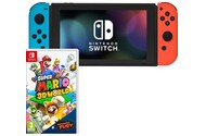Konsola Nintendo Switch czarny + Super Mario 3D World + Kontroler Switch