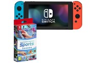 Konsola Nintendo Switch czarny + Nintendo Switch Sports + Kontroler Switch