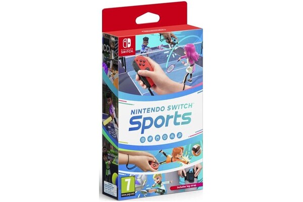 Konsola Nintendo Switch czarny + Nintendo Switch Sports + Kontroler Switch