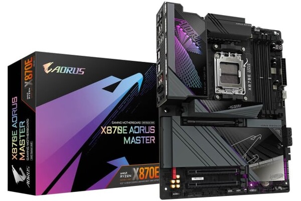 Płyta główna GIGABYTE X870E Aorus Master Socket AM5 X870E DDR5 ATX
