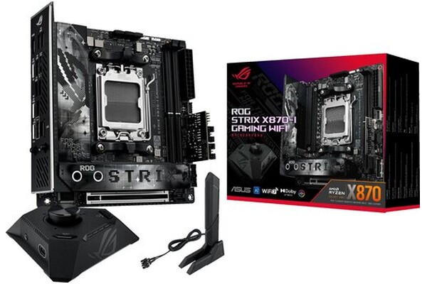 Płyta główna ASUS X870-I Rog Strix Gaming WiFi Socket AM5 AMD X870 DDR5 Mini-ITX