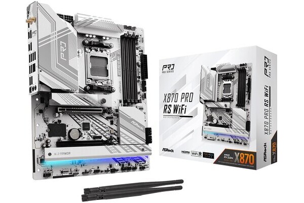 Płyta główna ASrock X870 Pro RS WiFi Socket AM5 AMD X870 DDR5 ATX