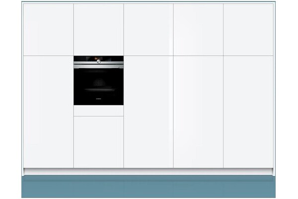 Piekarnik do zabudowy Siemens HB676GBS1 elektryczny czarno-srebrny