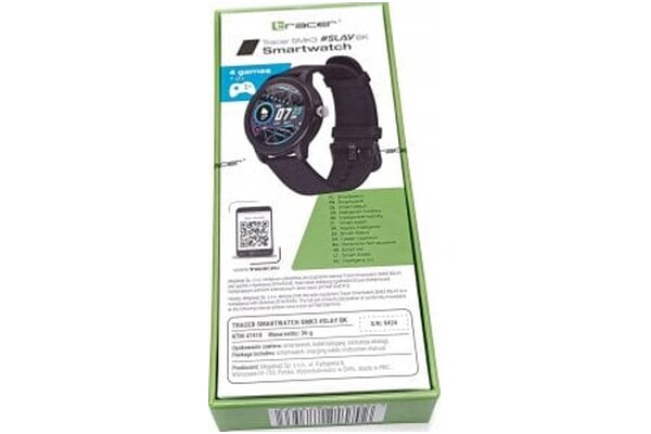 Smartwatch Tracer SMK3 1.28" czarny