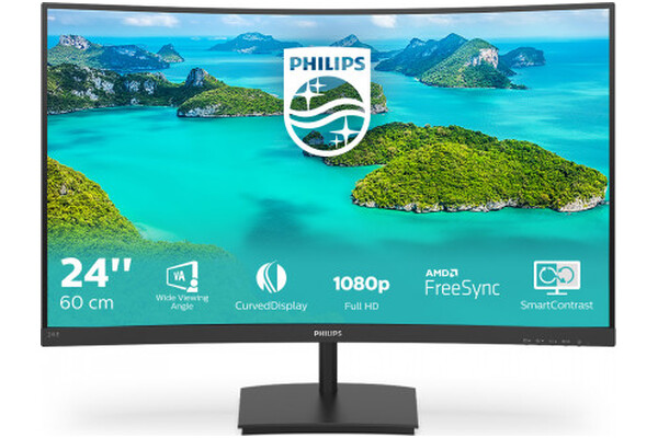Monitor 23.6" Philips 241E1SCA/00