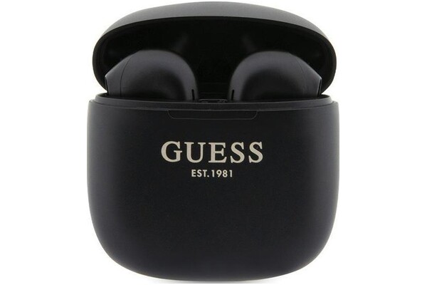 Słuchawki Guess GUTWST26PSK Classic EST Douszne Bezprzewodowe czarny