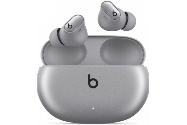 Słuchawki Apple Beats Studio Buds Dokanałowe Bezprzewodowe srebrny