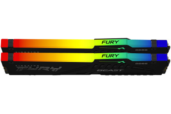 Pamięć RAM Kingston Fury Black Beast RGB 32GB DDR5 5600MHz Z radiatorem 36CL
