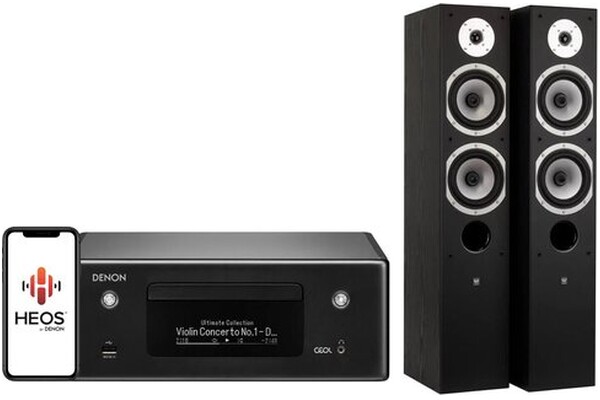 Zestaw kina domowego Denon CeolN10 2.0 130W czarny