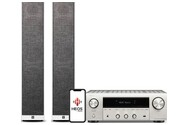 Zestaw kina domowego Denon DRA800H 2.1 200W srebrny