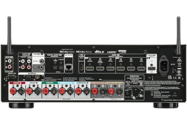 Zestaw kina domowego Denon AVRX1800 7.2 czarny