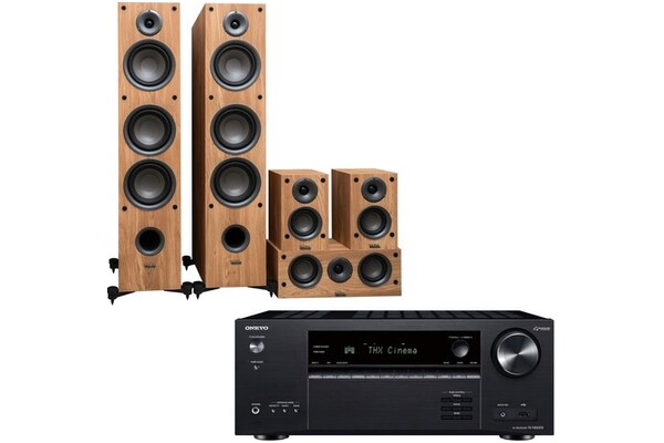 Zestaw kina domowego Onkyo TX-RN6100B 7.2 1470W czarny