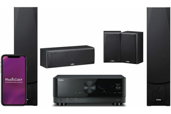 Zestaw kina domowego Yamaha NSF51 5.2 725W czarny