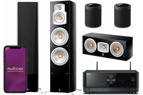 Zestaw kina domowego Yamaha RXV6ABL MusicCast 7.2 1120W czarny
