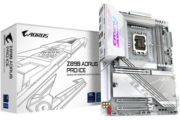 Płyta główna GIGABYTE Z890 Aorus Pro Ice Socket 1851 Intel Z890 DDR5 ATX