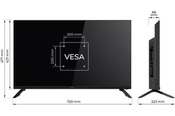 Telewizor KIVI 32H730QB 32" HD Ready