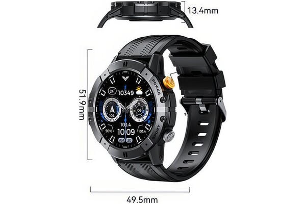 Smartwatch CUBOT C29 1.52" czarny
