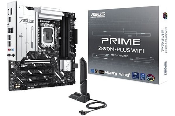 Płyta główna ASUS Z890M Plus Prime WiFi Socket 1851 Intel Z890 DDR5 microATX