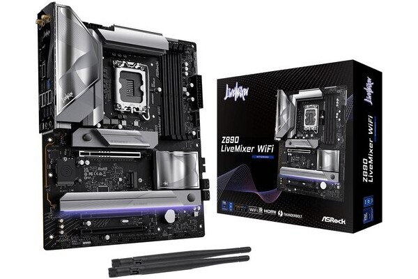 Płyta główna ASrock Z890 LiveMixer Socket 1851 Intel Z890 DDR5 ATX