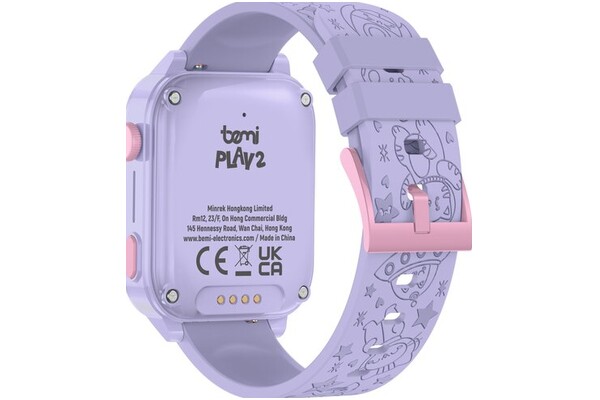 Smartwatch Bemi Play 1.85" fioletowy