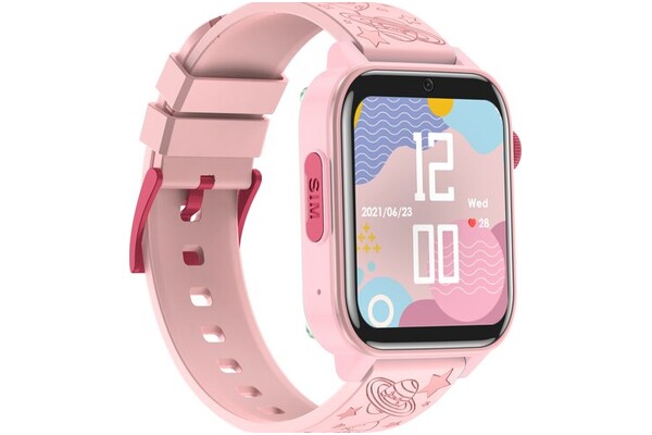 Smartwatch Bemi Play 1.85" różowy