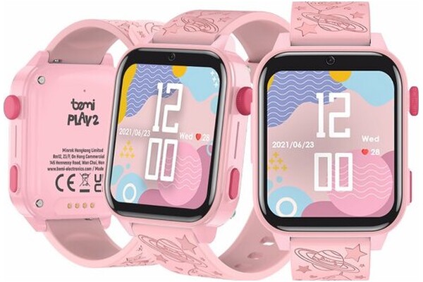 Smartwatch Bemi Play 1.85" różowy