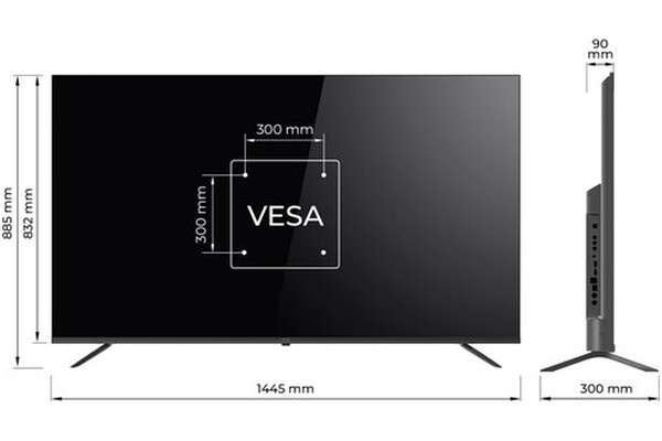 Telewizor KIVI 65U730QB 65" 4K Ultra HD