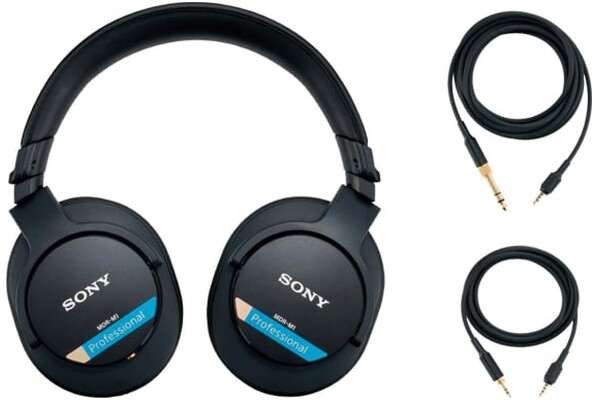 Słuchawki Sony MDRM1 Nauszne Przewodowe czarny