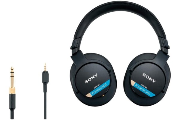 Słuchawki Sony MDRM1 Nauszne Przewodowe czarny