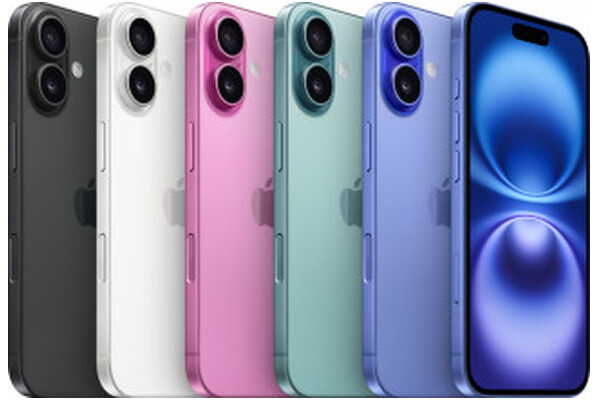 Smartfon Apple iPhone 16 niebieski 6.1" 128GB