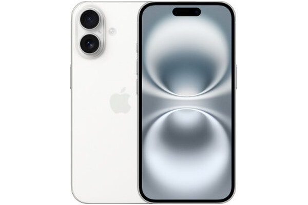 Smartfon Apple iPhone 16 biały 6.1" 128GB