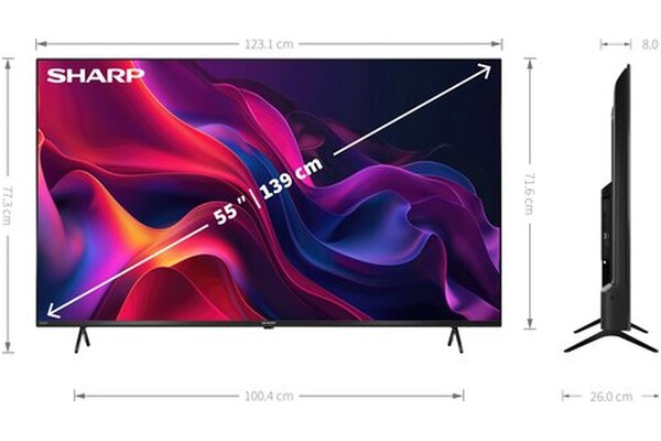 Telewizor Sharp 55GK4 55" 4K Ultra HD