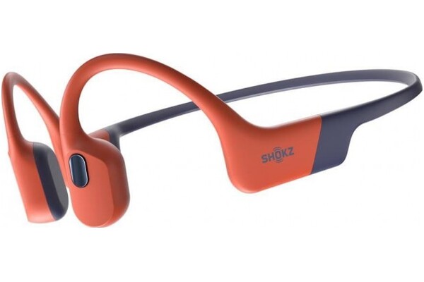 Słuchawki AfterShokz OpenSwim Pro Przewodnictwo kostne Bezprzewodowe czerwony