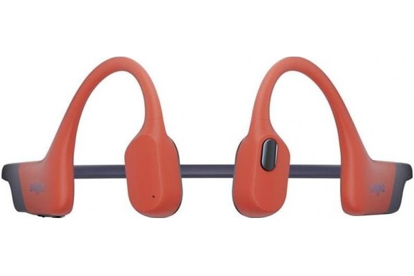 Słuchawki AfterShokz OpenSwim Pro Przewodnictwo kostne Bezprzewodowe czerwony