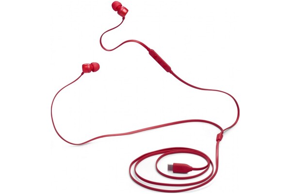 Słuchawki JBL T310 Dokanałowe Przewodowe czerwony