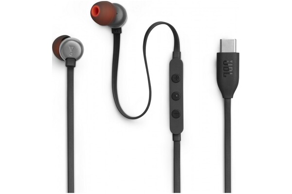 Słuchawki JBL T310 Dokanałowe Przewodowe czarny